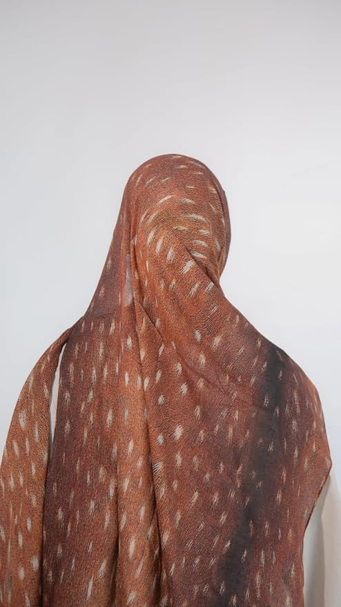 Modal Printed Hijab for Women, Soft Lightweight Breathable Headscarf, Elegant Modest Fashion Scarf for Work, Casual Wear & Special Occasions, 180 x 70 cm