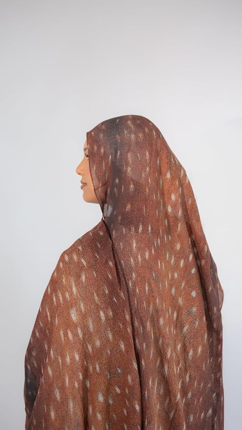 Modal Printed Hijab for Women, Soft Lightweight Breathable Headscarf, Elegant Modest Fashion Scarf for Work, Casual Wear & Special Occasions, 180 x 70 cm